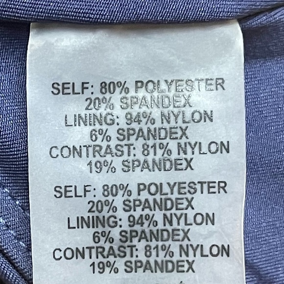 NWT GOOD AMERICAN Navy and White Core Power Sports Bra - Size 0 - Picture 7 of 9